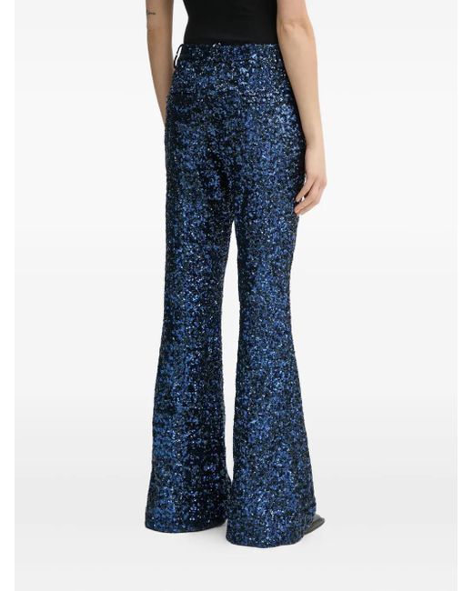 Zadig & Voltaire Blue Sequinned Trousers