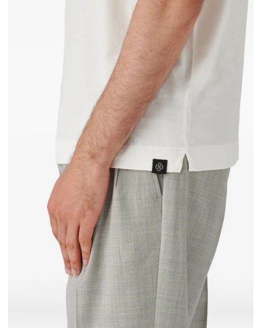 Gran Sasso White Short-Sleeve T-Shirt for men