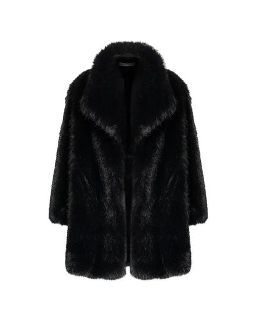 Nineminutes Black The Marylin 25 Faux-Fur Coat