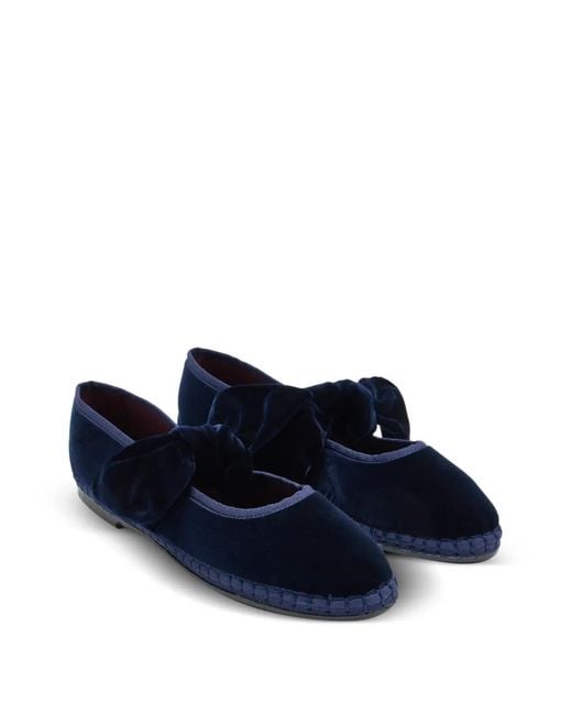 Flabelus Blue Lyra Bow Lyra Espadrilles