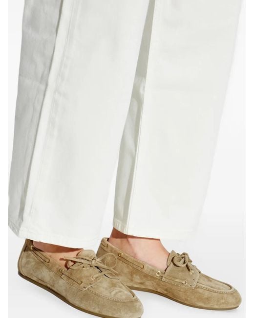 Stuart Weitzman Natural Tinsley Loafers