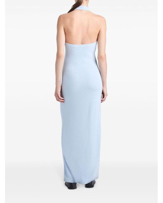 Robe nervurée à dos nu Proenza Schouler en coloris Blue