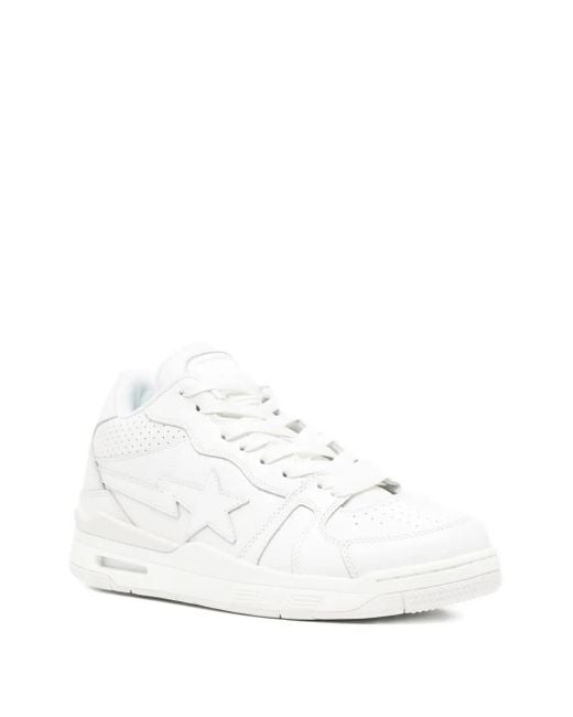 A Bathing Ape White Hi-Tops Trainers for men