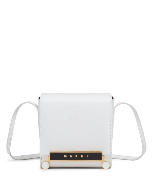 Marni White Vhs Shoulder Bag