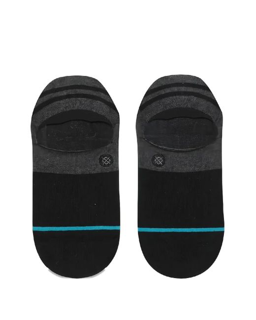 Stance Black Stripe-Detail Socks for men