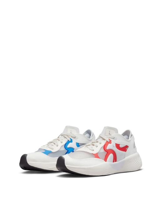 Nike White Delta 3 Low "Sail/Photon Dust/Chile/Wolf" Sneakers for men