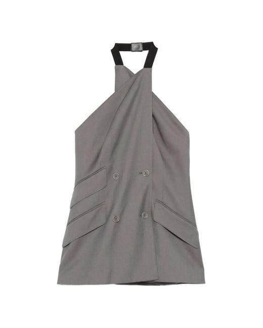Max Mara Gray Cali Sleeveless Waistcoat