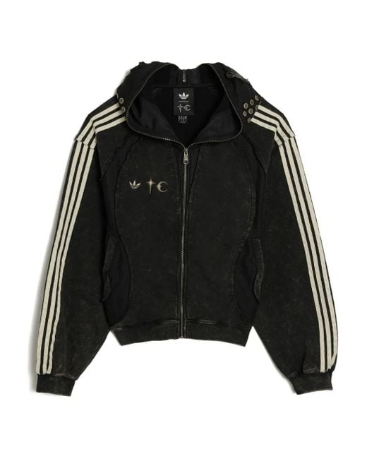 adidas Thug Club Teamgeist Zip Hoodie in Black for Men | Lyst