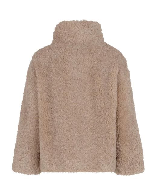 Herno Brown Faux-Fur Jacket