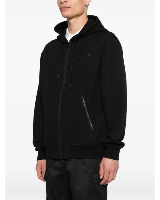 Mackage Black Zip Hoodie for men