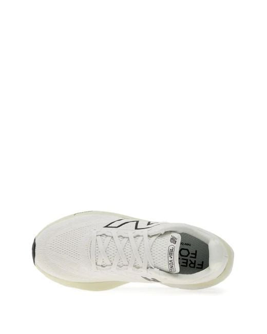 New Balance White Fresh Foam X Vongo V6 Low-Top Sneakers for men