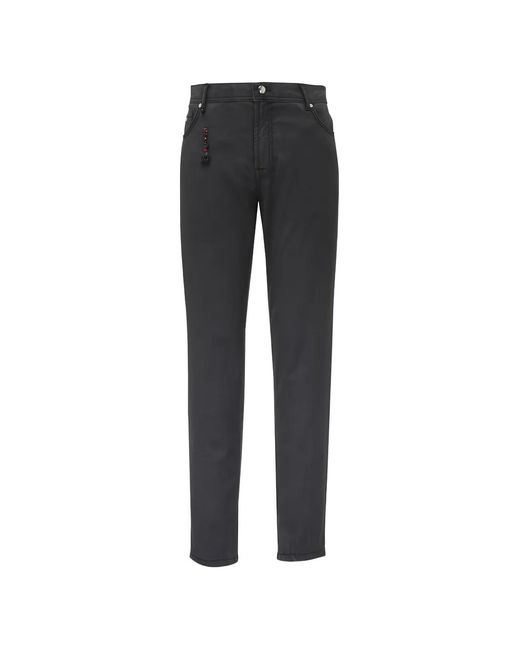 Marco Pescarolo Black Wool Casual Trousers for men