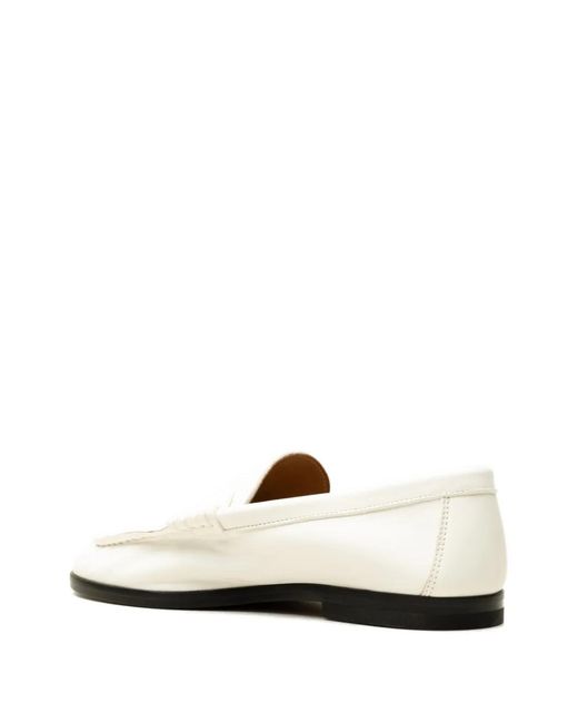Common Projects White Leather Loafers