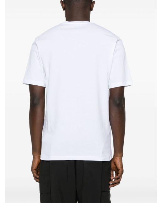 Moschino Katoenen T-shirt Met Tekst in het White voor heren