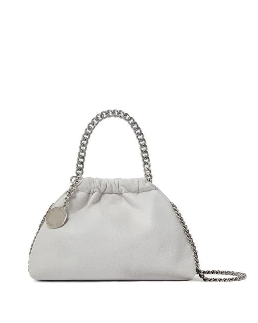 Stella McCartney White Falabella Drawstring Mini Tote