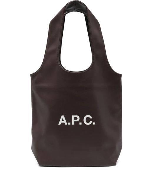 A.P.C. Black Kleine Ninon Tote Bag