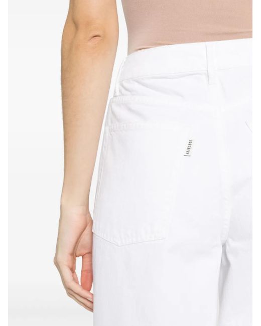 Gauchère White High-Rise Wide-Leg Jeans