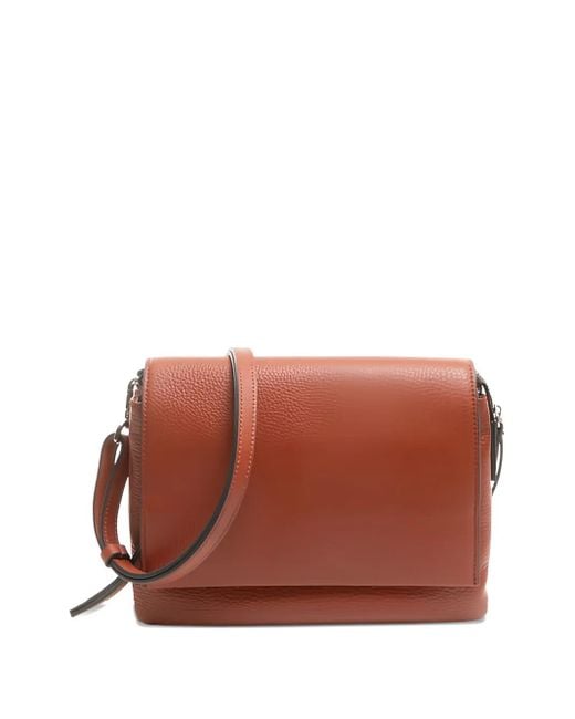 Gianni Chiarini Brown Umhängetasche mit Klappe
