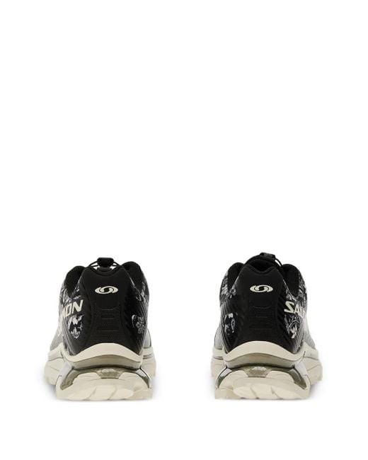 Salomon Black Advanced Xt-Needlepoint Floral-Print Sneakers for men