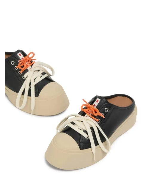 Bottines Pablo En Cuir À Lacets Marni en coloris Black