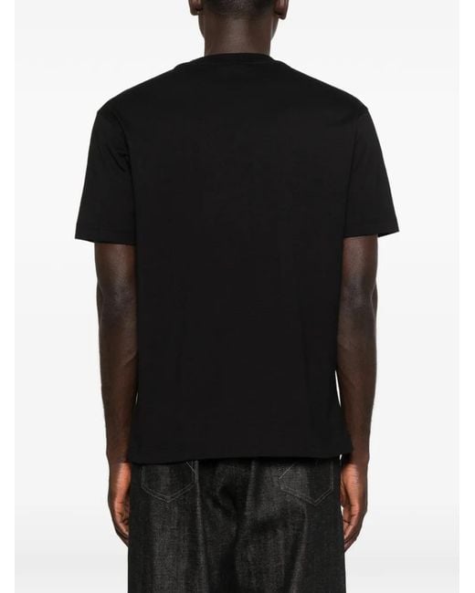 Karl Lagerfeld Black Short-Sleeves T-Shirt for men
