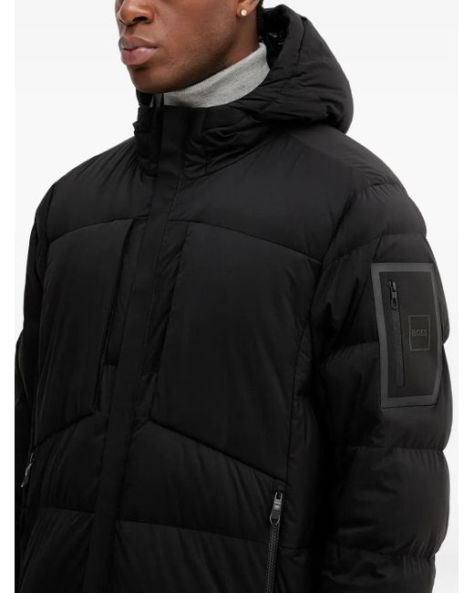 Boss Black Riplite Coat Hd Long-Sleeve Coat for men