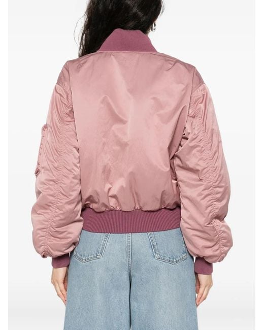 Chloé Bomberjack Met Rits in het Pink