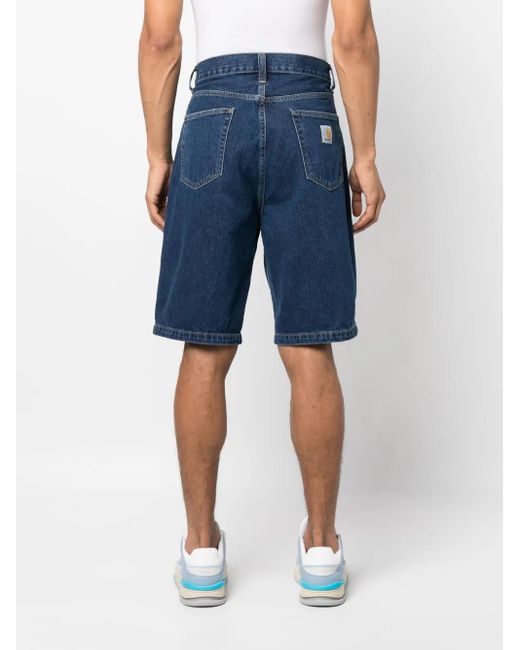 Short En Jean À Patch Logo Carhartt pour homme en coloris Blue
