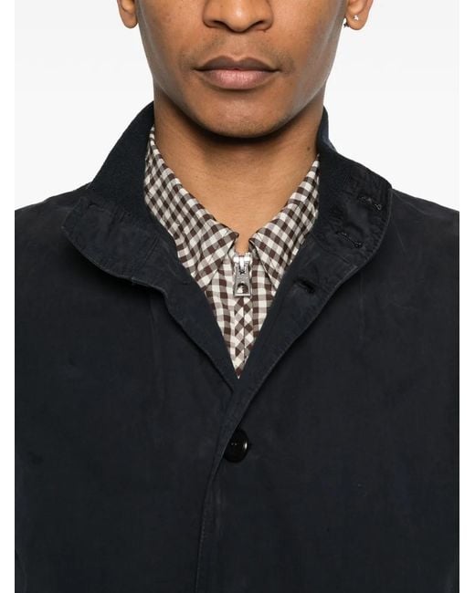 Aspesi Blue Front-Pocket Jacket for men