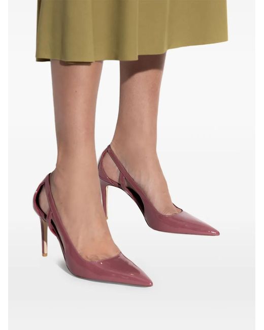 Stuart Weitzman Pink Stuart Power Cutout 85 Pumps