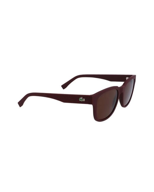 Lacoste Brown Square-Frame Sunglasses for men