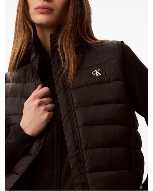 Calvin Klein Black Quilted Gilet