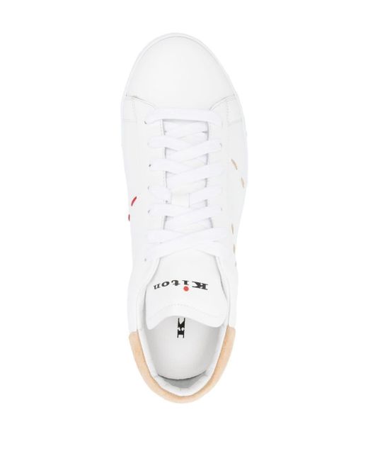 Kiton Sneakers mit Plateau in White für Herren