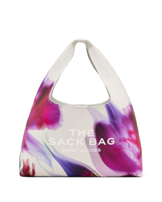 Marc Jacobs Purple The Future Floral Sack Bag