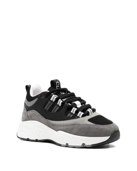 Cleens Black Aero Runner Sneakers for men