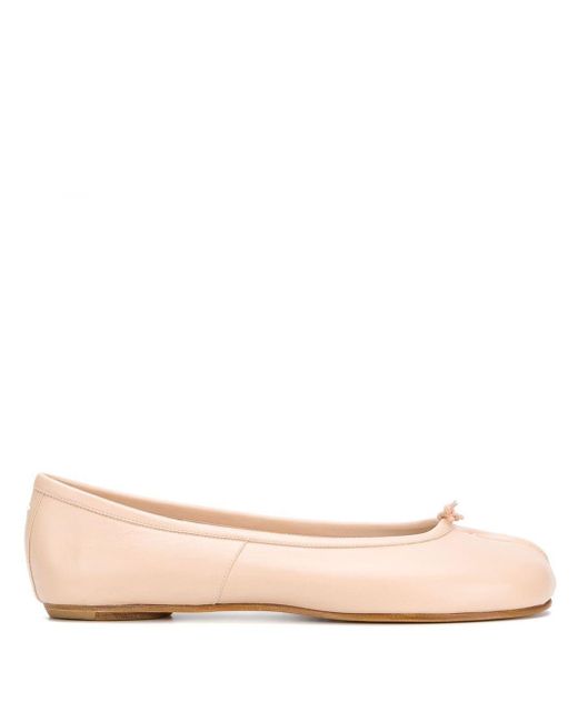 Maison Margiela Tabi フラットシューズ ピンク | Lyst