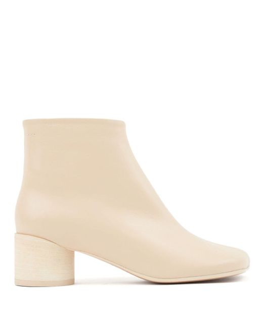 MM6 by Maison Martin Margiela Natural Anatomic 45mm Ankle Boots