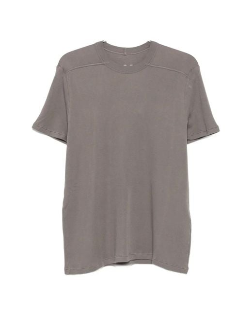 Rick Owens Gray Crew-Neck T-Shirt for men