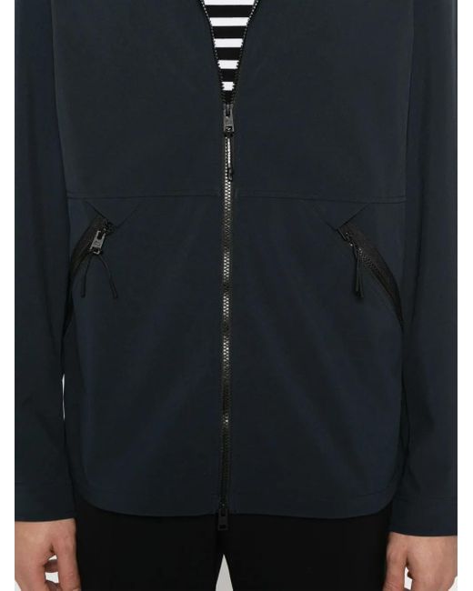 Woolrich Blue Soft Shell Overshirt for men
