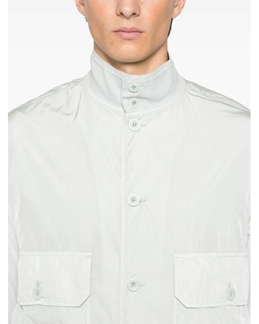 C P Company White C.P. Company Chrome-R Jacket for men