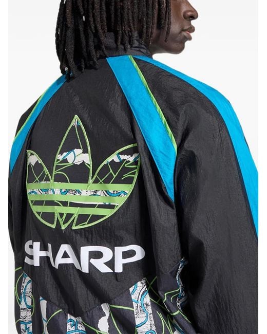 Adidas Blue Manchester United 90 Track Jacket for men