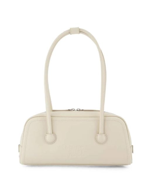 MARGE SHERWOOD White Soft Boston Ew Shoulder Bag