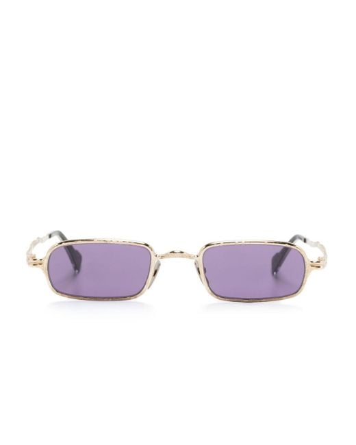 Kuboraum Purple Mask Z18 Rectangle-frame Sunglasses