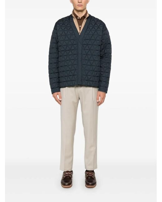 K-Way Blue Quilted Jacket for men
