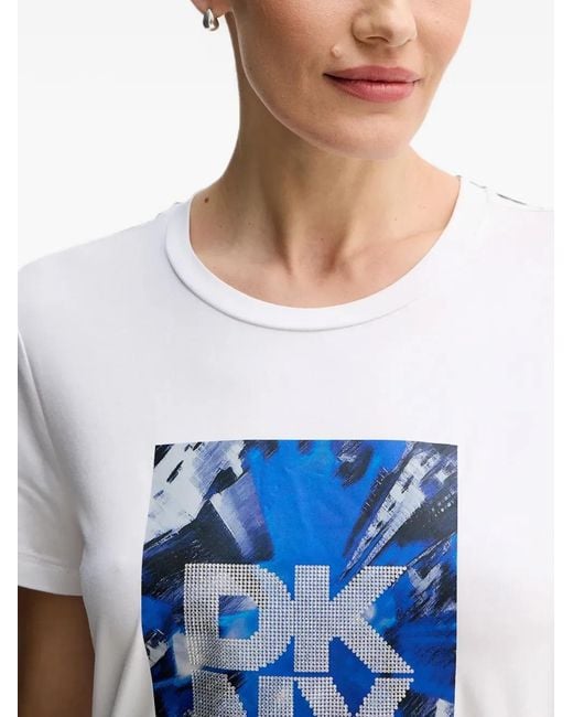 DKNY Blue Graphic T-Shirt