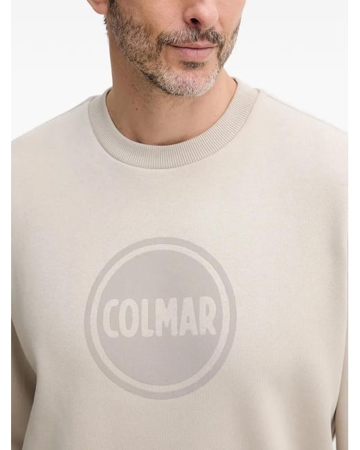 Colmar White Logo-Print Sweatshirt for men