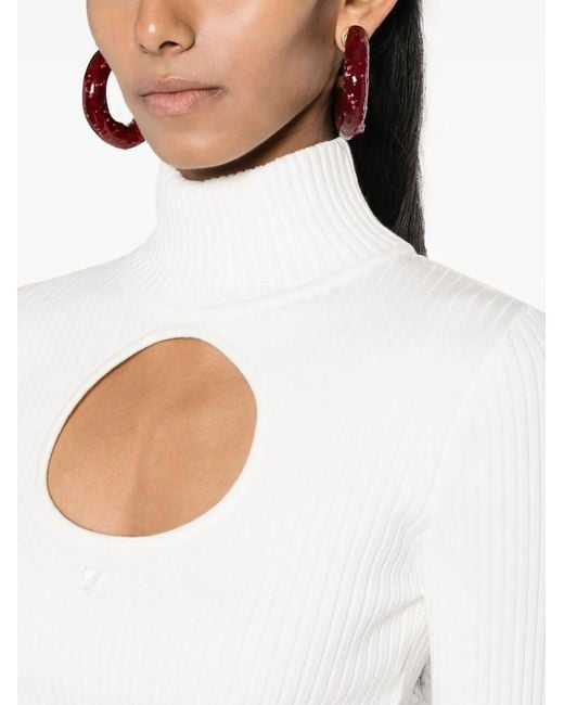 Courreges White Sweaters