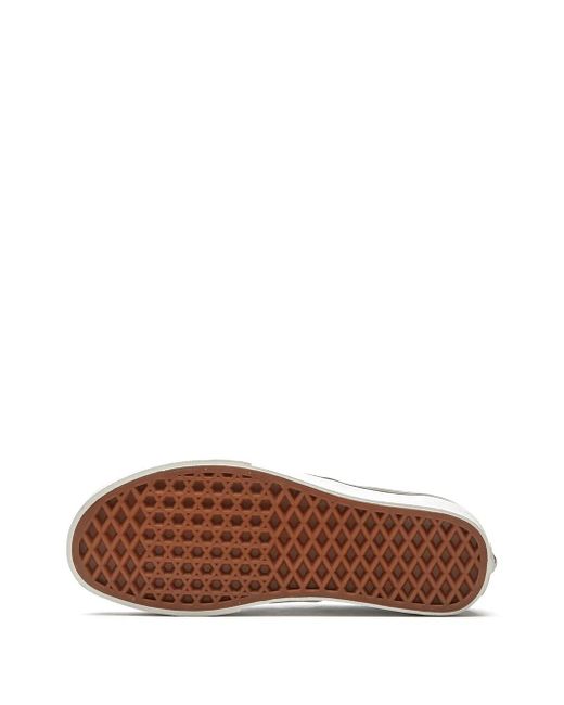 Vans Brown Authentic "Zig Zag" Sneakers