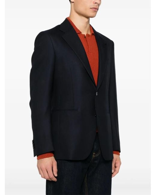 Lardini Black Wool Blazer for men