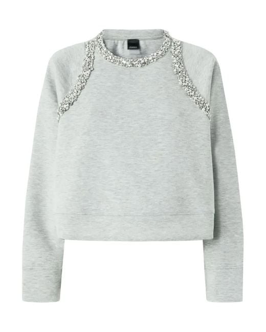Pinko Gray Sweatshirt